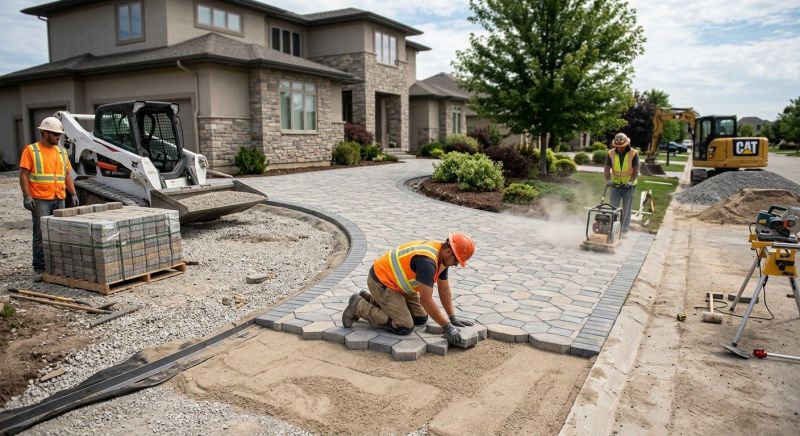 Stone Driveway Construction in Saint George, UT
