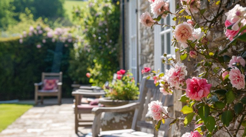 A well-maintained landscape provides a peaceful
